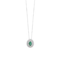 Collana Bliss Donna in Oro bianco Smeraldo 0.60 Ct 20093027 - 20093027